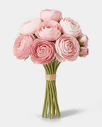 7 Silk Small Ranunculus Bouquet - Pink B