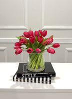 Real Touch Tulip Field Arrangement