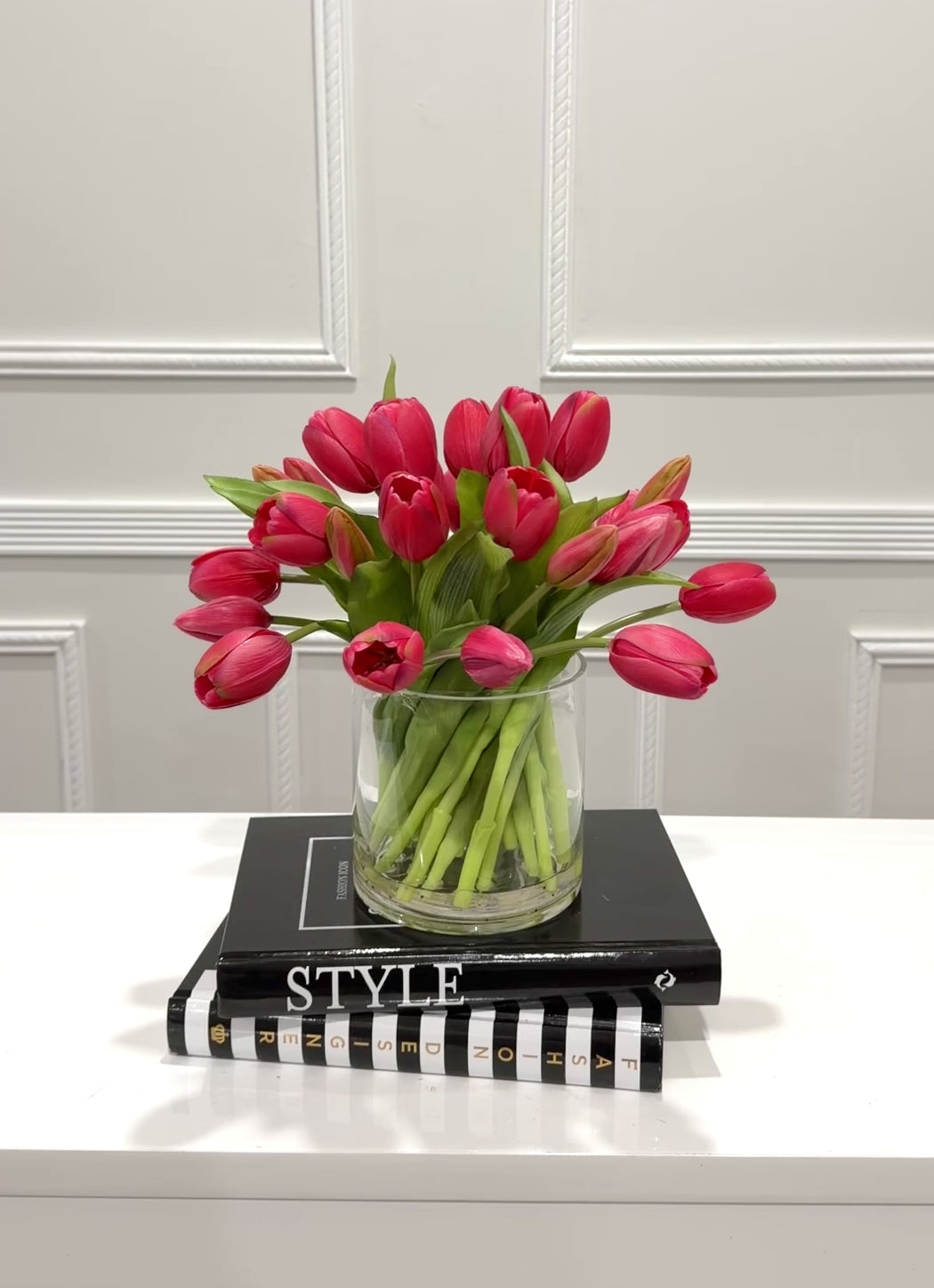 Real Touch Tulip Field Arrangement