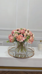 Pink Premium Finest Artificial Peony Arrangement