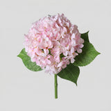 Large Premium Silk Hydrangea Single Stem - Light Pink (edited)