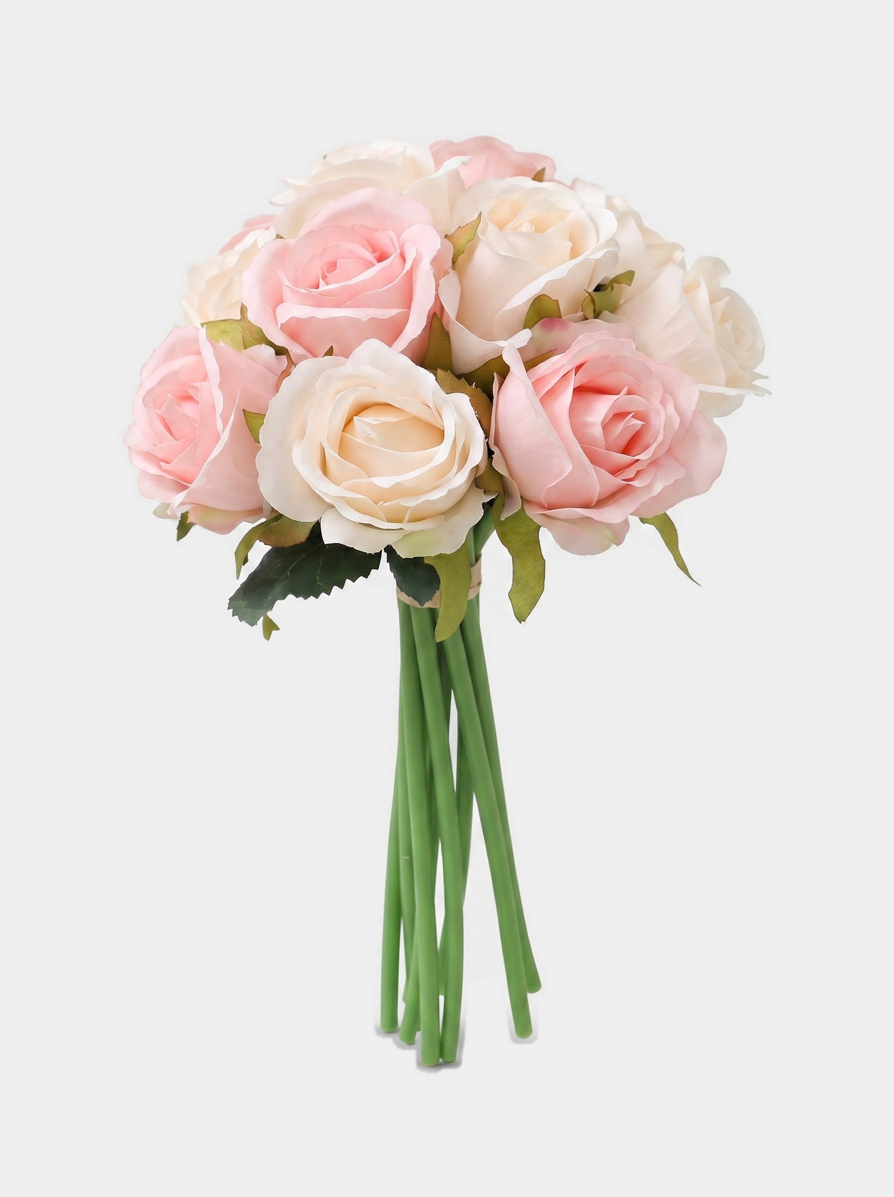 9 Silk Small Rose Bouquet - Mixed - Bouquet v2 Main image