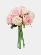 9 Silk Small Rose Bouquet - Mixed - Bouquet v2