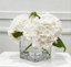 Custom Twelve (12) Pieces of Silk White Hydrangea Arrangements - Flovery