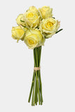 7-Stem Real Touch Garden Rose Bouquet - Yellow