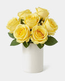 7 Real Touch Rose Bundle - Yellow