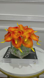 Real Touch Calla Lily Modern Arrangement
