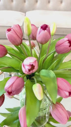 Real Touch Tulip Field Arrangement