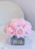 12 Real Touch Roses Arrangement - Flovery