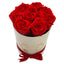 Small Signature Round Box Eternity Roses - Flovery