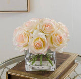 12 Real Touch Roses Arrangement - Flovery