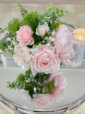 Real Touch Pastel Peony Rose Arrangement - Flovery