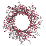 24-in Berry Wreath Red