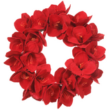 20-in Amaryllis Wreath  Red