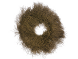 18" Glittered Tillandsia Wreath Brown