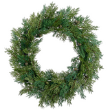 20-in Cedar Wreath  Green