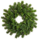 16-in Pine Wreath  Green