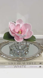 Single Premium Magnolia Elegant Arrangement in Square Vase