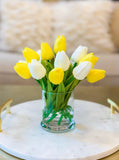 Real Touch Tulip Petite Arrangement - Flovery