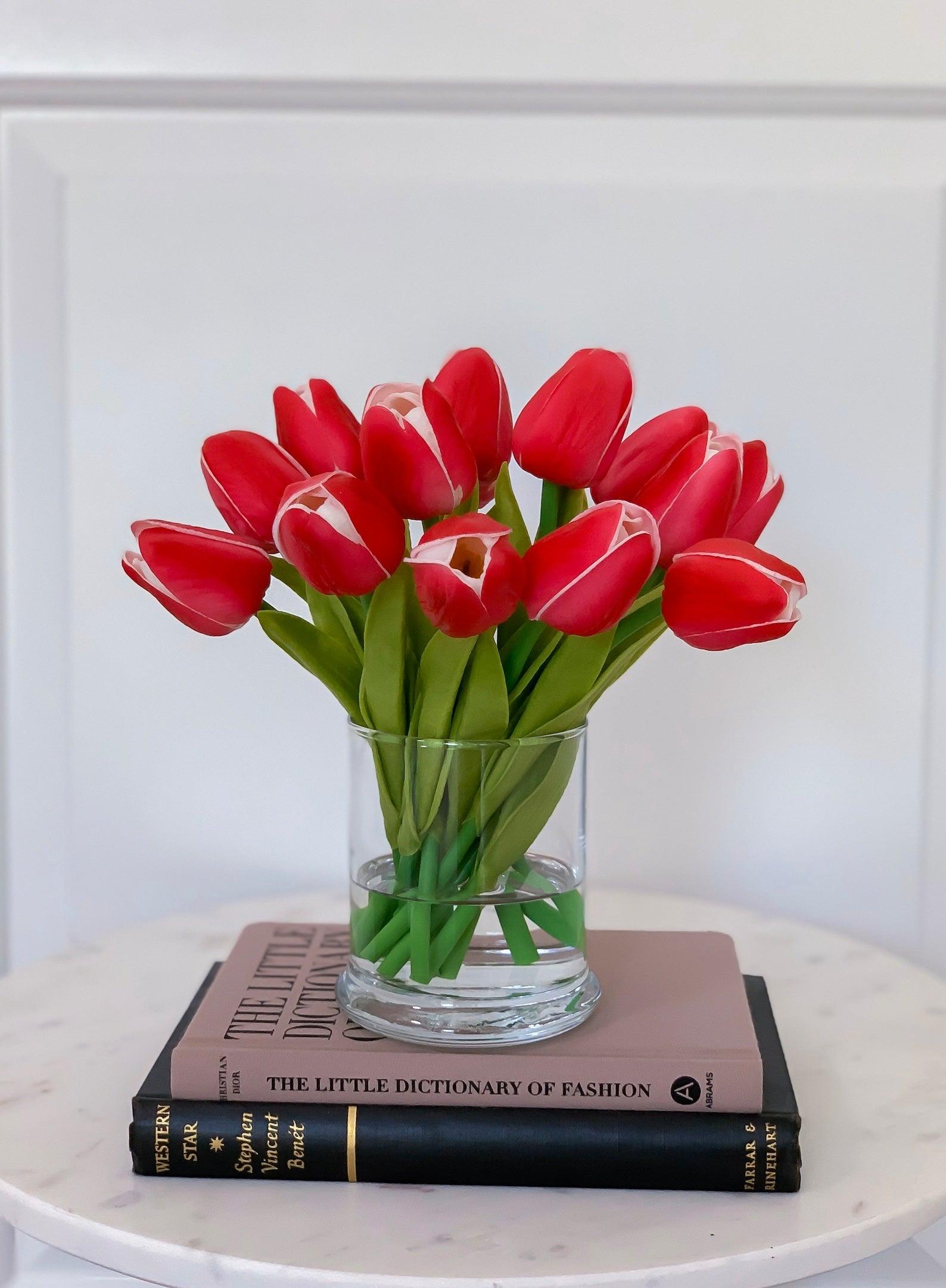 Real Touch Tulip Petite Arrangement - Flovery