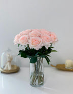 13-in Blush White Rose Real Touch Arrangement