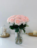 13-in Blush White Rose Real Touch Arrangement
