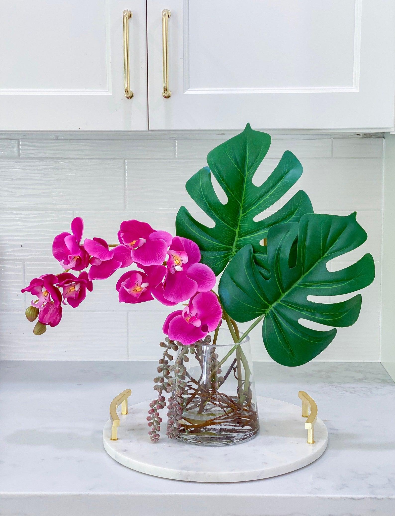 20” Large Real Touch Orchid Arrangement - Flovery