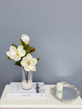 Tall Modern Real Touch Magnolia Arrangment - Flovery