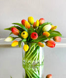 Real Touch Tulip Field Arrangement - Flovery