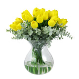 Real Touch Tulips Spring Arrangement - Flovery