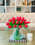 Real Touch Tulips Spring Arrangement