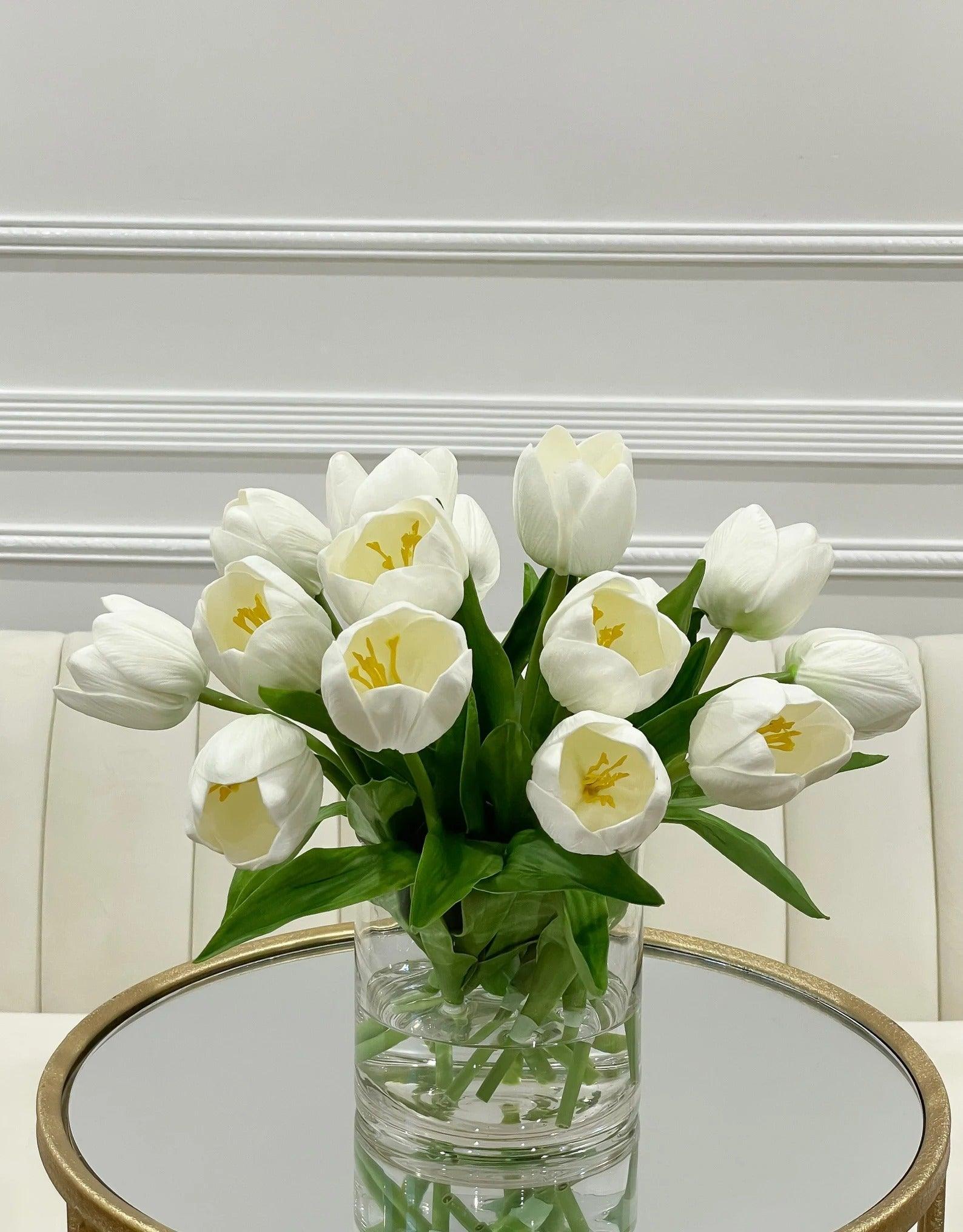 Spring White Tulip Medium Arrangement Secondary image
