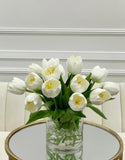 Spring White Tulip Medium Arrangement - Flovery