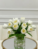 Spring White Tulip Medium Arrangement - Flovery