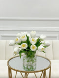 Spring White Tulip Medium Arrangement - Flovery