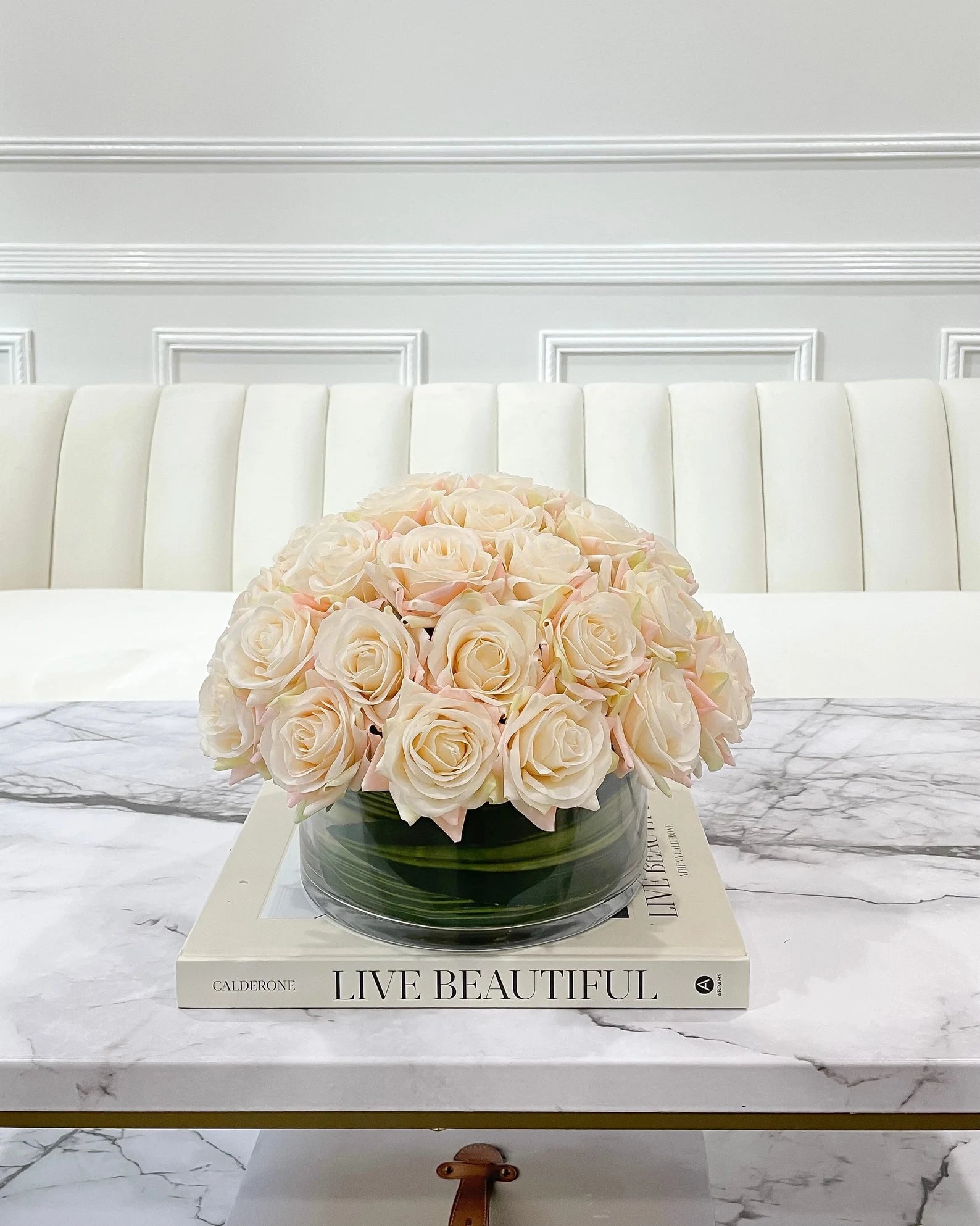 Large Dome Rose Centerpiece - Flovery