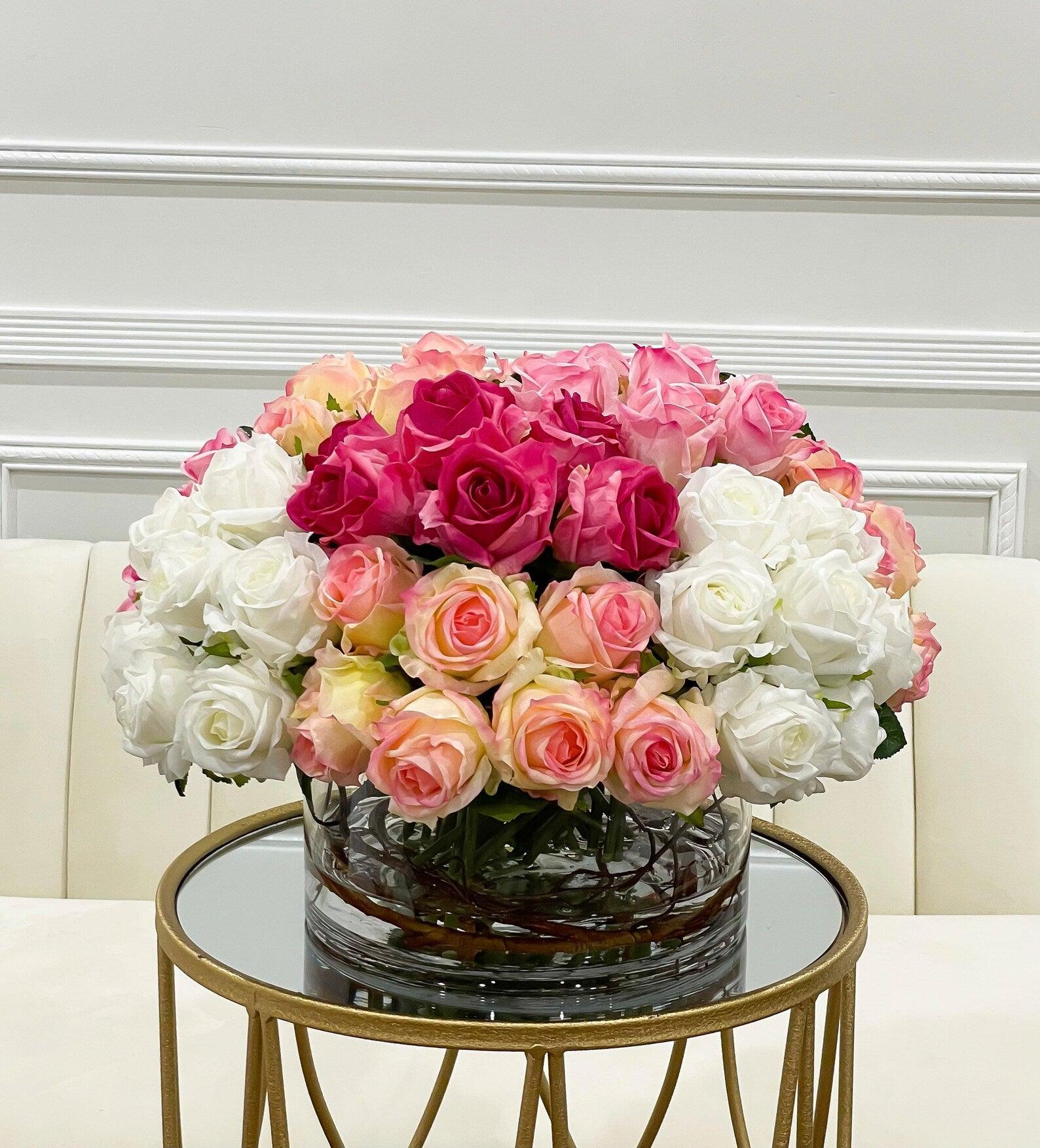 X-Large Exclusive Multicolor Roses Dome Arrangement Secondary image