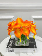 Real Touch Calla Lily Modern Arrangement - Flovery
