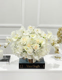 White XX-Large Exclusive Real Touch Centerpiece Arrangement - Flovery