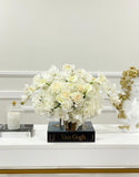 White XX-Large Exclusive Real Touch Centerpiece Arrangement - Flovery