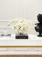 White XX-Large Exclusive Real Touch Centerpiece Arrangement - Flovery