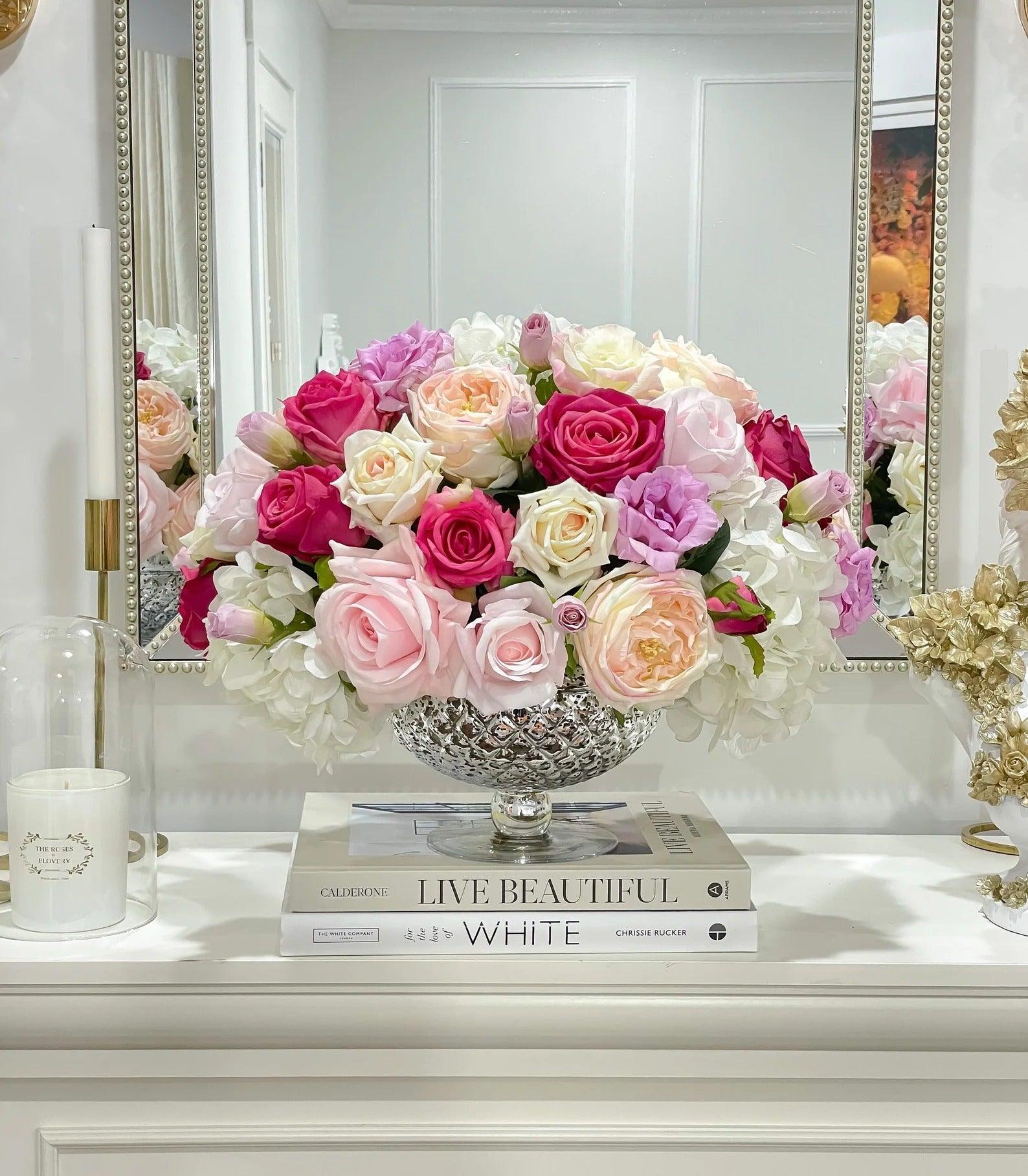 Large Unique French Country Real Touch Arrangement - Flovery Main image