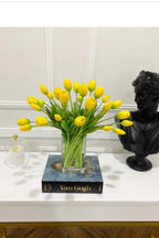 Large Elegant Real Touch Tulips Tall Arrangement - Flovery
