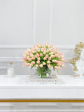 Large 100 Real Touch Tulips Arrangement - Flovery