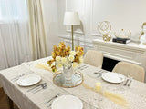 Finest Real Touch Orchid, Roses, French Hydrangea Cream Arrangement