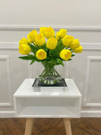 Large Real Touch Tulip Artificial Flower Arrangement - Flovery