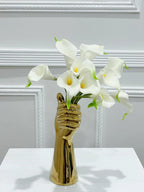 10 Real Touch Calla Lily Bouquet - Flovery