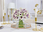 Real Touch Calla Lily Centerpiece in Glass Vase - Flovery