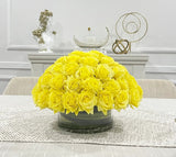 Large 60 Roses Faux Centerpiece