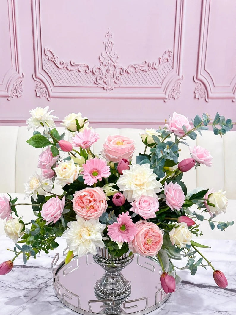 Large Premium Real Touch Arrangement-French Country Decor Arrangement - Flovery